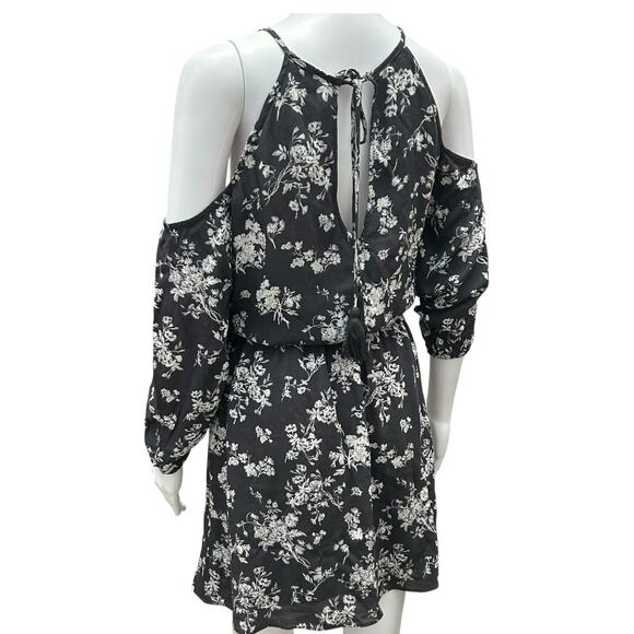 NWT American Eagle Outfitters Sun dress Womans Sz S Gary Floral Keyhole Tassel - Picture 2 of 11